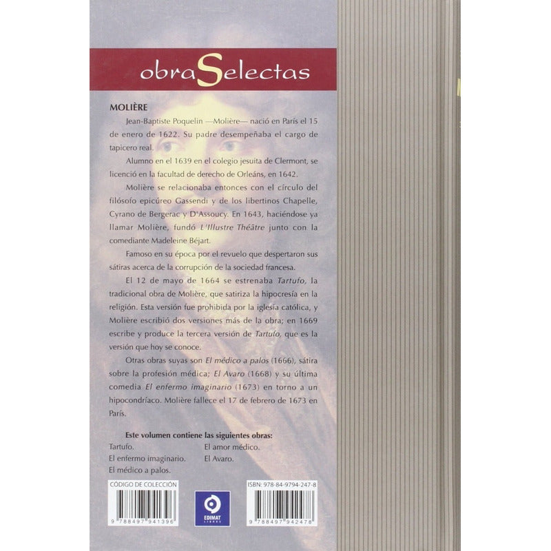 Obras Selectas (tapa Dura) / Moliere