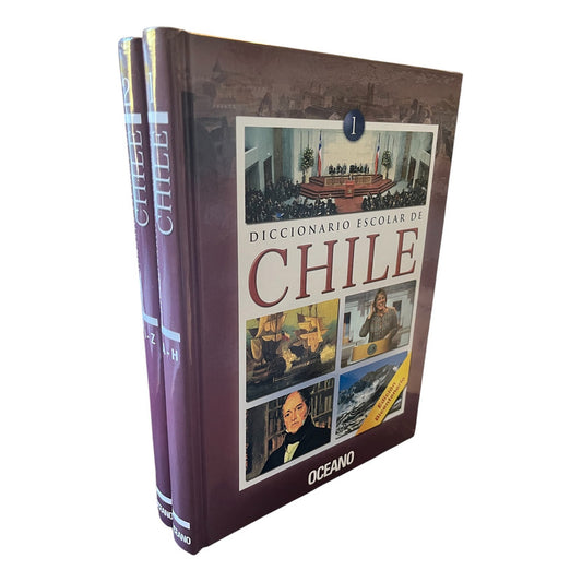 Diccionario Escolar De Chile (2 Tomos Tapa Dura) / Oceano