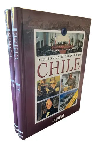 Diccionario Escolar De Chile (2 Tomos Tapa Dura) / Oceano