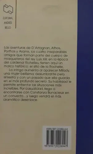 Los Tres Mosqueteros Las Intrigas De Milady / Dumas