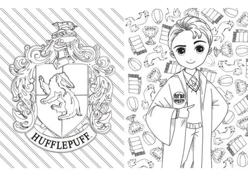 Harry Potter Arte Magico Libro Para Colorear