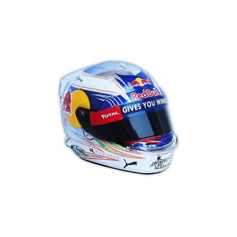 Casco Formula 1 Daniel Ricciardo Mercedes 2016 Escala 1:5