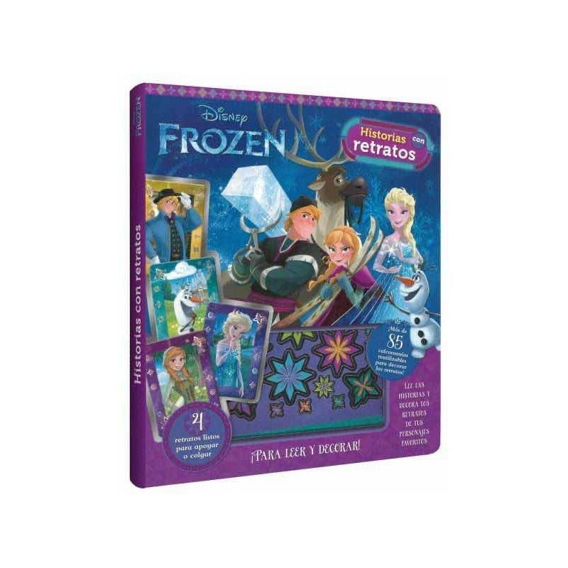 Disney Frozen Historias Con Retratos + Stickers / Lexus