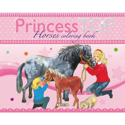 Princess Top Horses Coloring Book / Todolibro