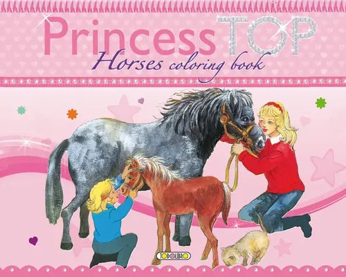 Princess Top Horses Coloring Book / Todolibro