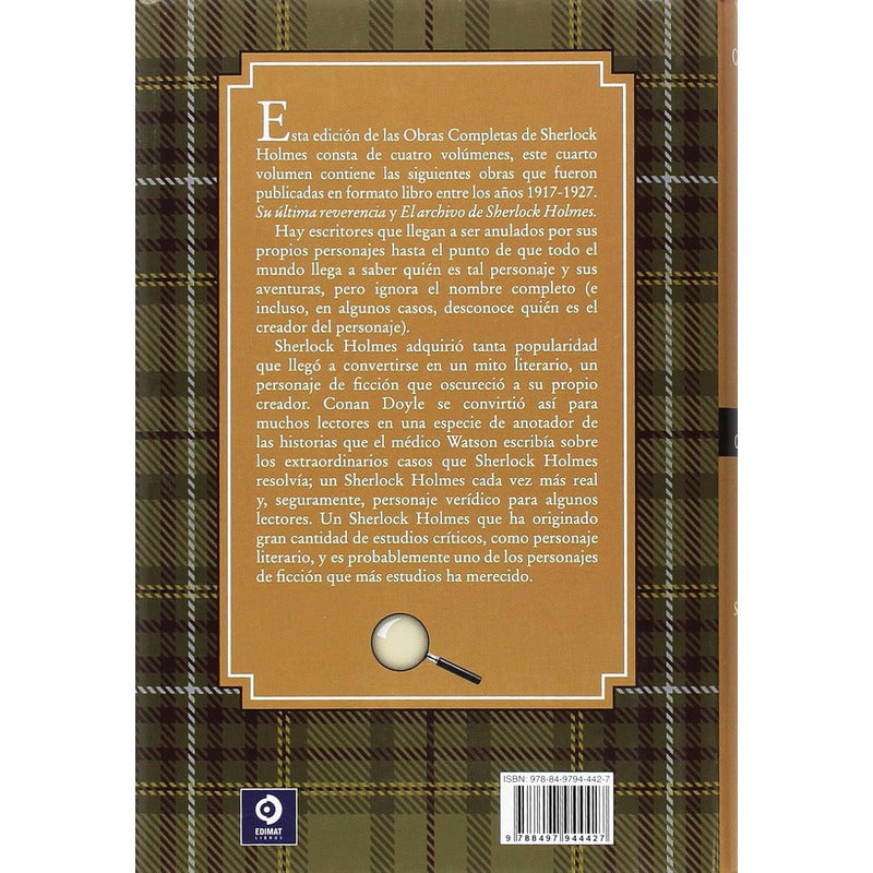 Sherlock Holmes Volumen Iv (1917-1927) / A. Conan Doyle