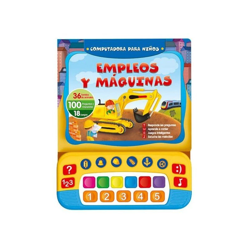 Empleos Y Maquinas Libro Computadora Para Niños