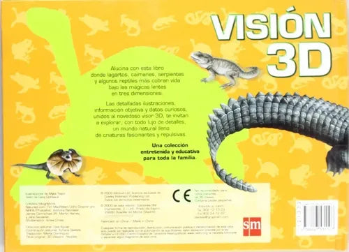Reptiles Vision 3d (tapa Dura) / Gaby Goldsack