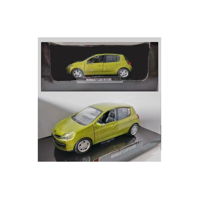 Auto De Colección Métalico Escala 1:32 Renault Clio Iii X 85 Verde