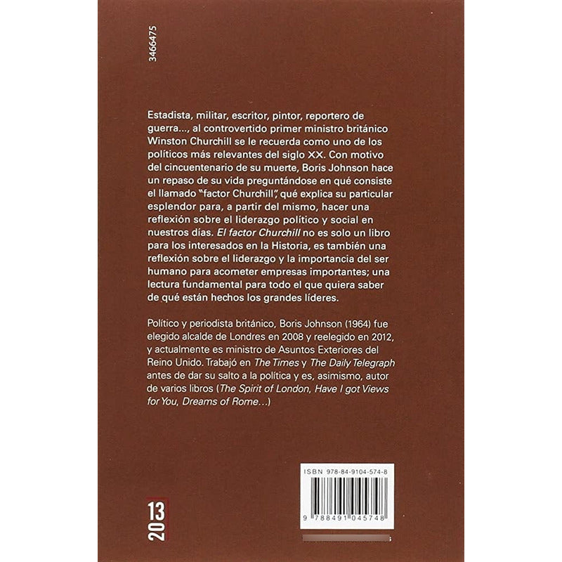 El Factor Churchill / Boris Johnson