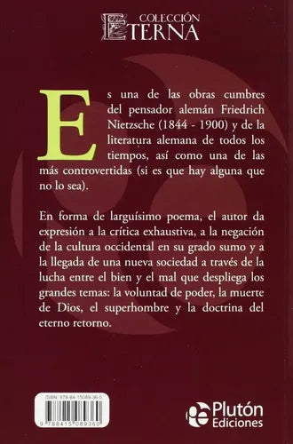 Asi Hablaba Zaratustra / Nietzsche