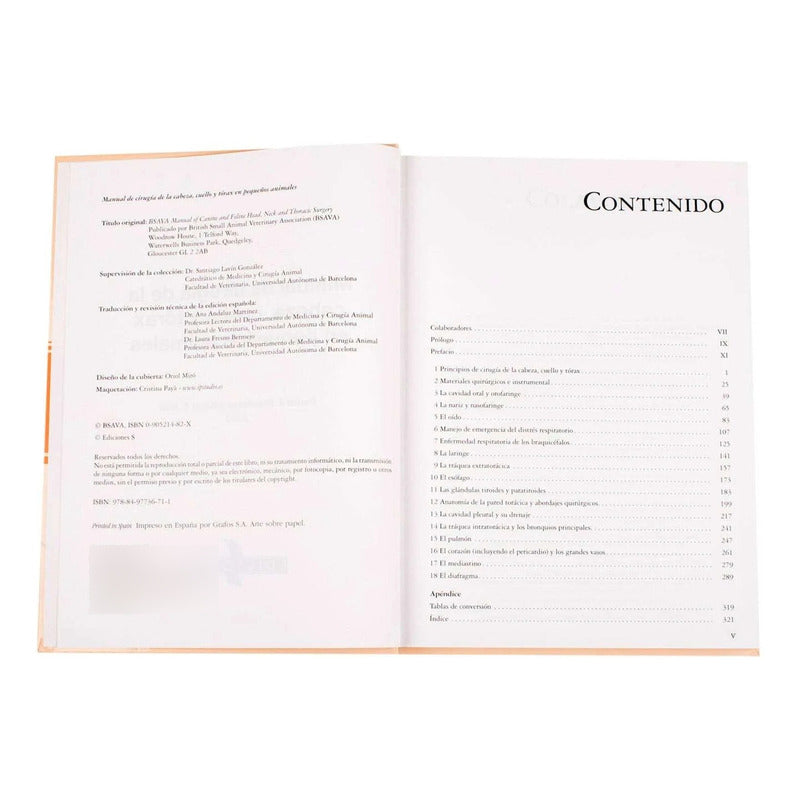 Manual De Cirugía De La Cabeza, Cuello Y Tórax / Lexus