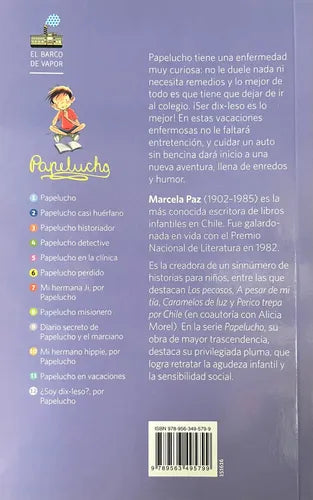 Papelucho Soy Dix-leso / Marcela Paz