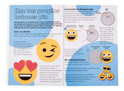 Haz Tus Propios Emojis (lápices, Pines Y Stickers)  / Lexus