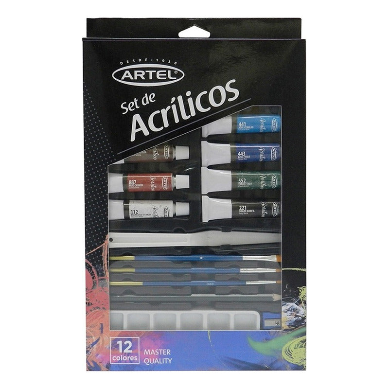 Set De Pintura Acrílica 20 Piezas / Artel