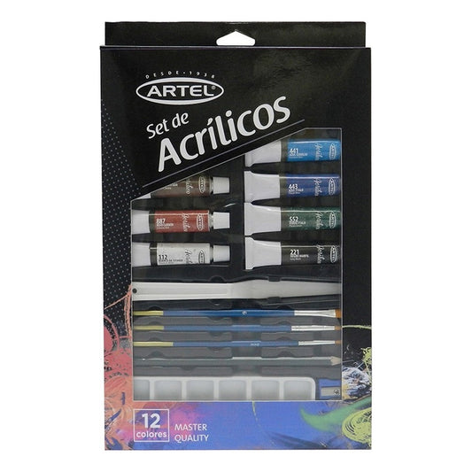Set De Pintura Acrílica 20 Piezas / Artel