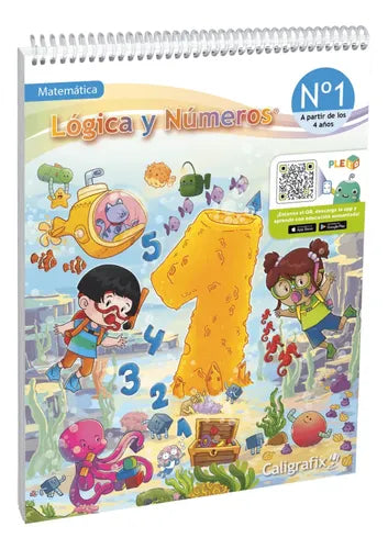 Pack Trazos Y Letras 1 Y Logica Y Numeros 1 / Caligrafix