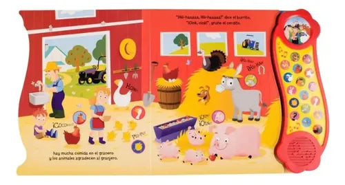 Sonidos En La Granja 18 Sonidos Fantásticos (tapa Dura)