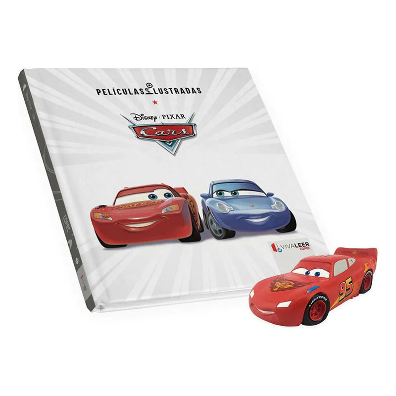 Set Libro Cars 1 + Figura Rayo Macqueen / Disney Pixar