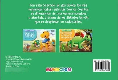 Las Aventuras De Diego El Estegosaurio (pop Up) / Mundicrom