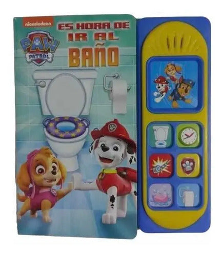 Paw Patrol Es Hora De Ir Al Baño Con 7 Sonidos (tapa Dura)