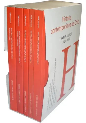 Historia Contemporánea De Chile 5 Tomos / Salazar Y Pinto