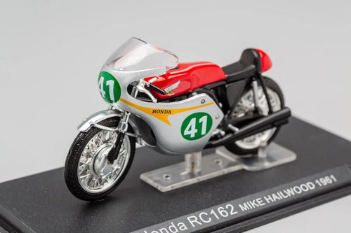 Moto Colección Escala Gp Honda Rc162 Mike Hailwood 1961 1/24