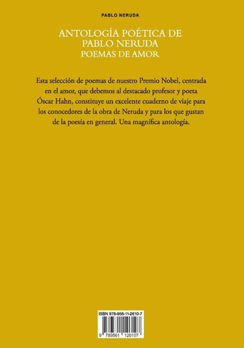 Antología Poética De Pablo Neruda Poemas De Amor / O. Hahn
