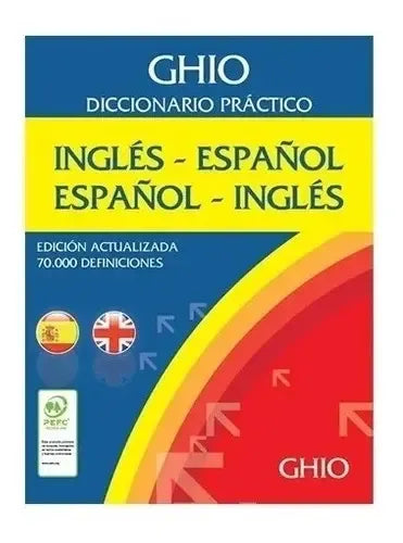 Diccionario Ghio Practico Ingles Español / Español Ingles