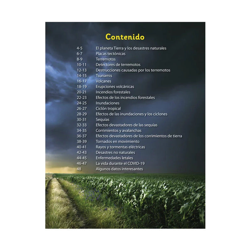 Enciclopedia Ilustrada Para Niños Desastres Naturales