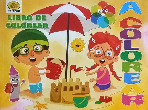 A Colorear N° 4 Libro Para Pintar