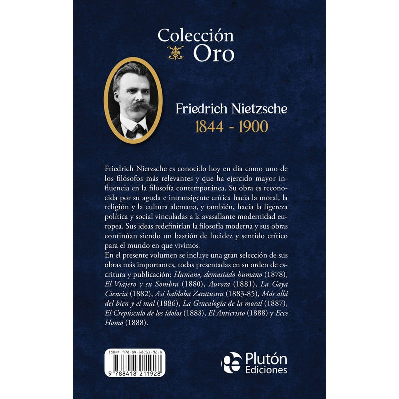 Nietzsche Obras Eternas (tapa Dura)