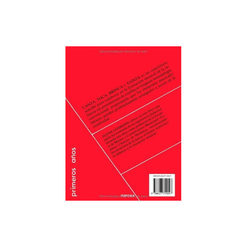 Canta Toca Brinca Y Danza / Elena Lehmann