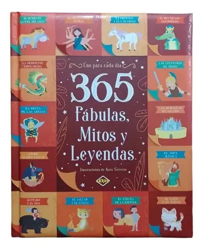 365 Fabulas, Mitos Y Leyendas (tapa Dura) / Lexus
