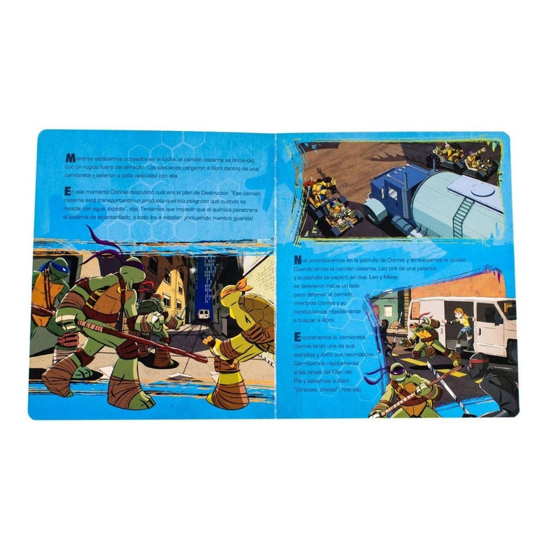 Turtles Ninja Soy Rafael Libro + Figura Base / Lexus