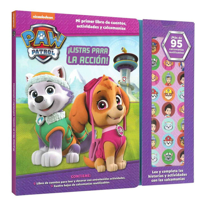Paw Patrol Listas Para La Accion Cuentos Actividades Sticker