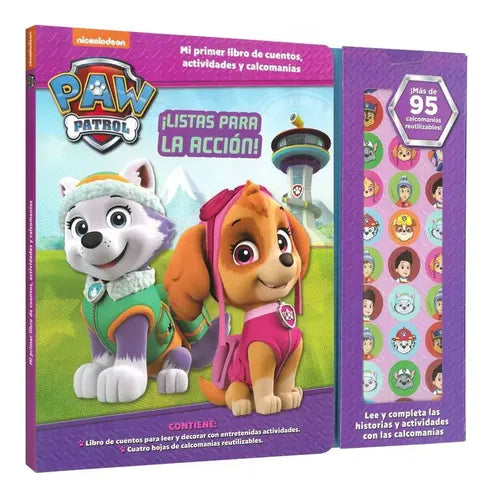 Paw Patrol Listas Para La Accion Cuentos Actividades Sticker