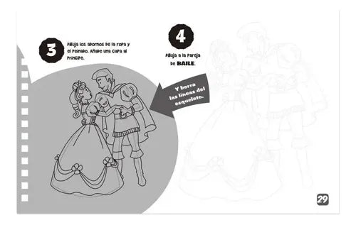 Princesas Dibujo Paso A Paso (libro + Lápices) / Lexus