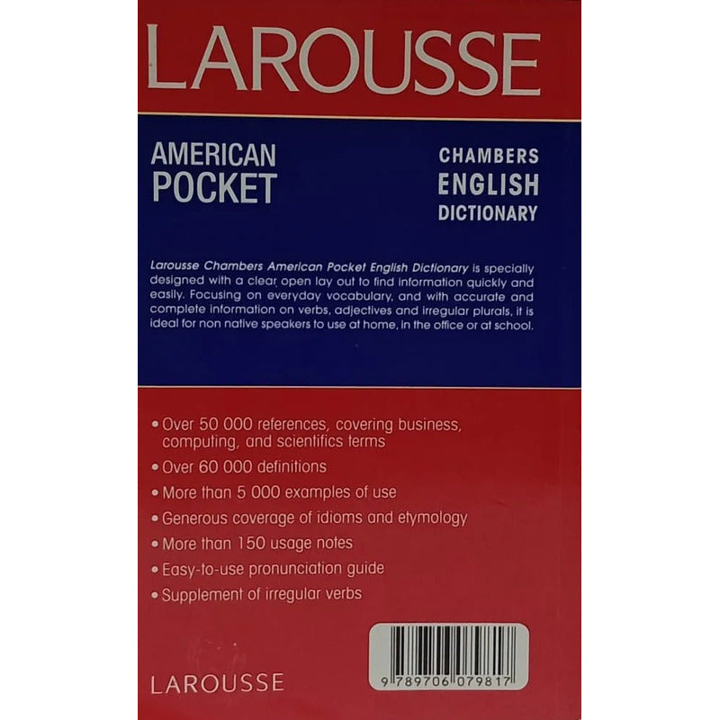 Diccionario American Pocket Chambers English / Larousse