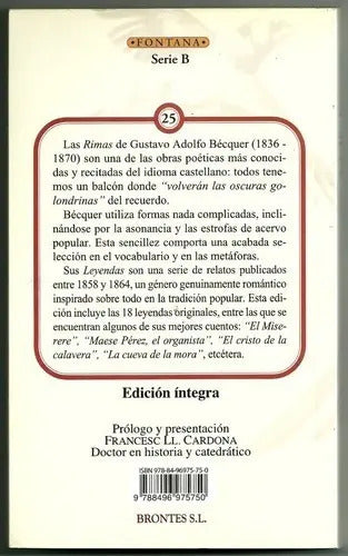 Rimas Y Leyendas / Gustavo Adolfo Becquer