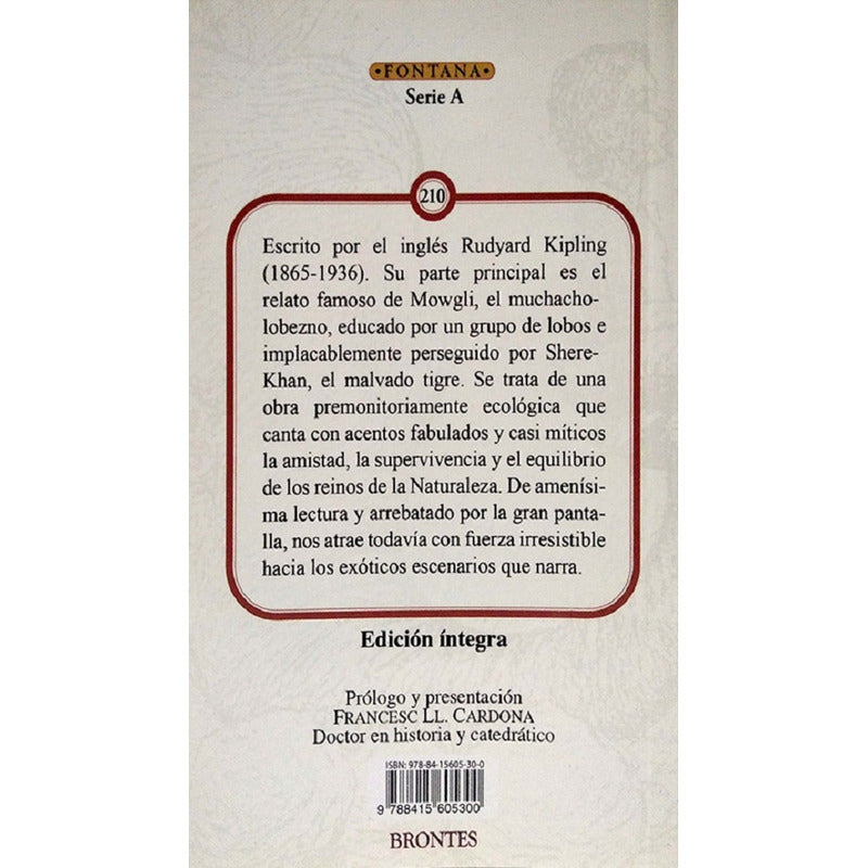 El Libro De La Selva / Rudyard Kipling