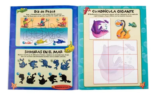 Mis Asombrosos Dinosaurios 4 Libros + De 1000 Stickers Lexus