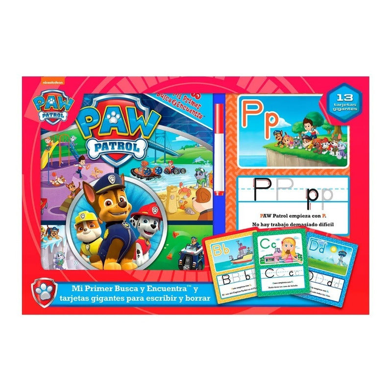 Paw Patrol Mi Primer Busca Y Encuentra (libro + 13 Tarjetas)