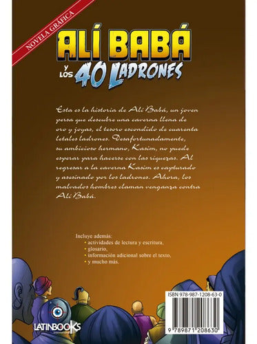 Alí Babá Y Los 40 Ladrones (novela Grafica)