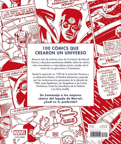 Dk Enciclopedia Marvel: Grandes Comics (tapa Dura)