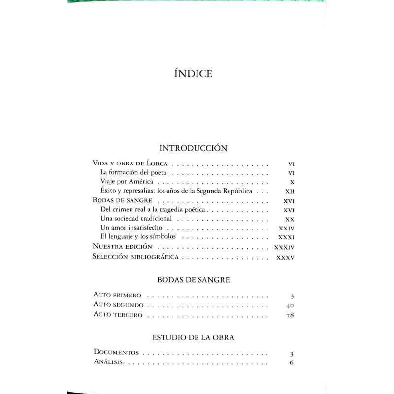 Bodas De Sangre / Federico Garcia Lorca