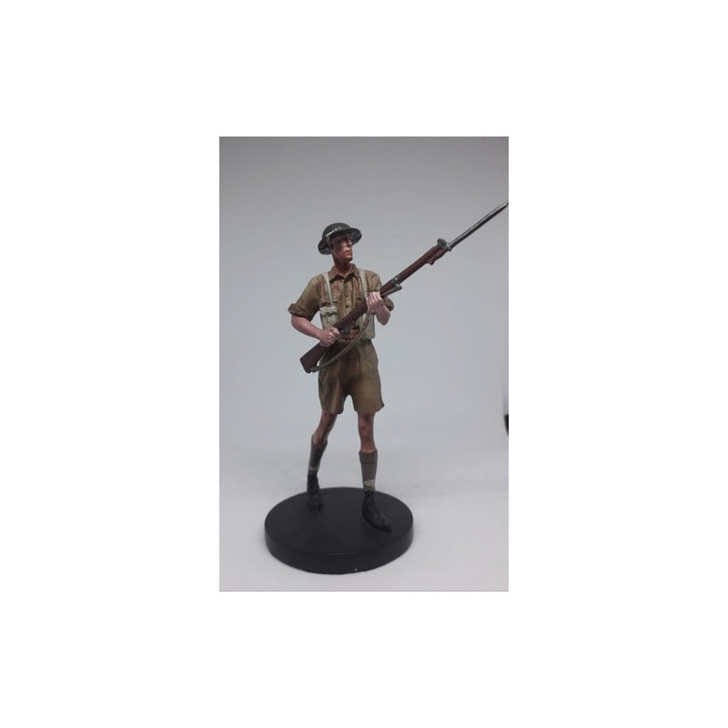 Soldado Escala Soldado Británico Sitio De Tobruk 1941 6 Cms