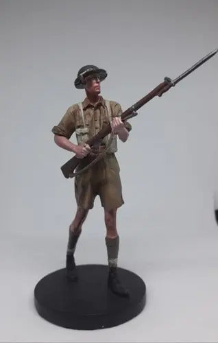 Soldado Escala Soldado Británico Sitio De Tobruk 1941 6 Cms