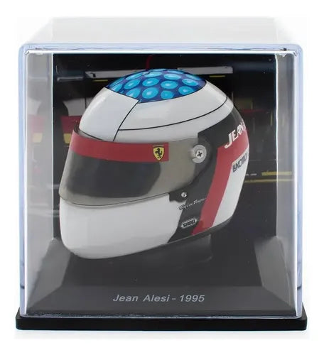 Casco Formula 1 Jean Alesi Ferrari F1 1995 Spark 1:5