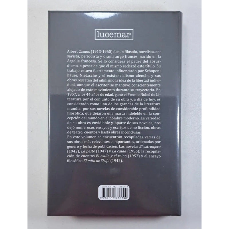 Obras Selectas (tapa Dura) / Albert Camus